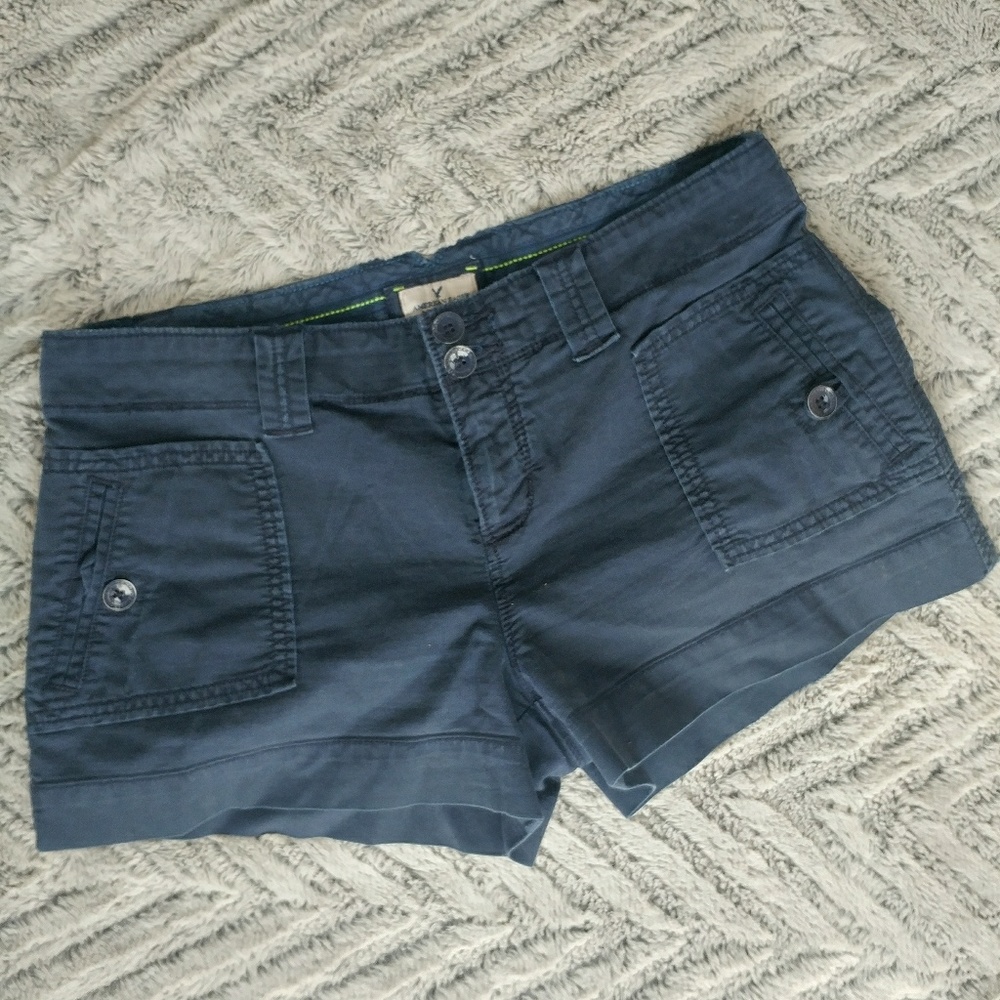 Navy Blue American Eagle Shorts